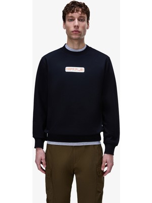 Napapijri B-Sol C Erkek Siyah Sweatshirt.-