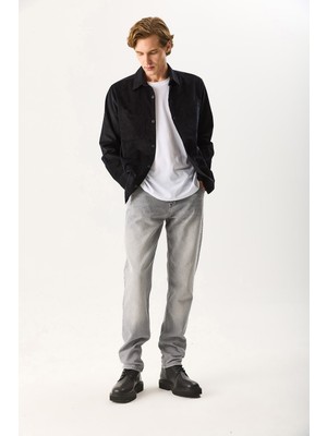 Vena Erkek Daniel Smoky Grey Straight Fit Jean Pantolon - Smoky Grey