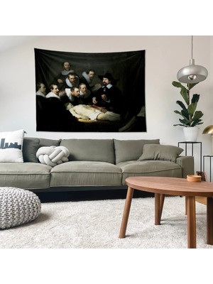 The Lucid Lab The Anatomy Lesson Of Dr. Nicolaes Tulp Duvar Örtüsü - 100 cm x 135 cm