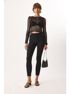 Vena Kadın Gabriella Powerstretch Skinny Pantolon - Siyah