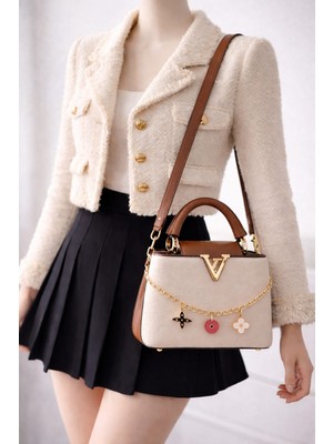 Lux Marka Kadın El ve Omuz Çantası İthal Model Günlük Kullanım Şık Tasarım