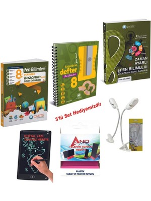 Çanta Yayınları 8 Sınıf 2024-2025 Müfredat Fen Bilimleri Ayrıntılı Konu Defter+Etkinlikli Soru+Zaman Ayarlı Soru Set
