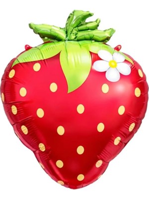 Rönesans Parti Çilek Figürlü Folyo Balon 1 Adet