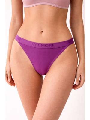 Velmore Kadın 6'lı Pamuklu Normal Bel Slip Külot