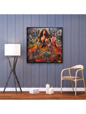 Popcas Metallica Albüm Kapakları Duvar Sanatı Kanvas Tablo