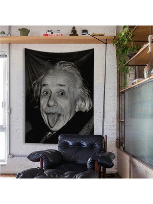 The Lucid Lab Albert Einstein 1951 Duvar Örtüsü - 100 cm x 135 cm