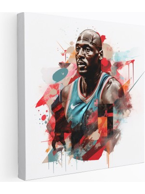 Popcas Michael Jordan Temalı Kanvas Tablo