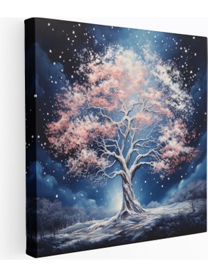 Popcas Orta Dünya Gondor'un Beyaz Ağacı Kanvas Tablo Pastel Duvar Sanatı