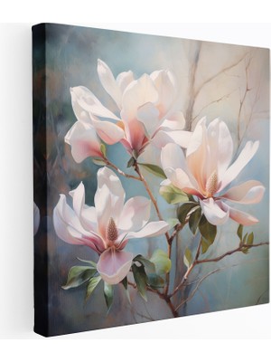 Popcas Vintage Gül Kanvas Tablo Duvar Sanatı