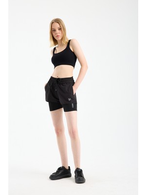 Win Moda Yeni Sezon Kadın Diz Üstü Taytlı Deniz Şortu Hızlı Kuruyan Plaj Havuz Büyük Beden S/2xl 3 Renk