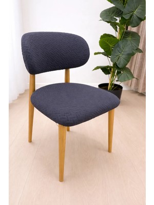 Upmall Bohem Sandalye Kılıfı Yeni Model Sandalye Örtüsü Jakarlı Tuğla Desen 1 Adet