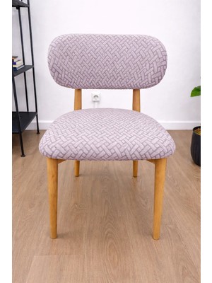 Upmall Bohem Sandalye Kılıfı Yeni Model Sandalye Örtüsü Jakarlı Tuğla Desen 1 Adet