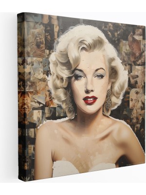 Popcas Marilyn Monroe Mozaik Tablo Büyüleyici Duvar Sanatı