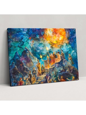 Popcas Mitoloji Duvar Sanatı Kanvas Tablo