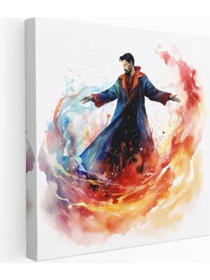 Popcas Mistik Doctor Strange Marvel Kanvas Tablo Büyülü Dokunuş