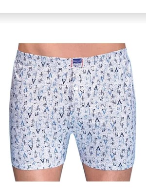 Berrak 1053 Erkek Boxer %100 Pamuklu 2 Li Paket.-Asorti-L