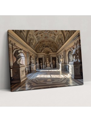 Popcas Rönesans Michelangelo Kanvas Tablo Duvar Sanatı