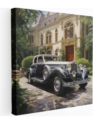 Popcas Mercedes Kanvas Tablo Duvar Sanatı Ev Dekorasyonu
