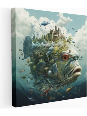 Popcas Uzay Temalı Marvel Kanvas Tablo