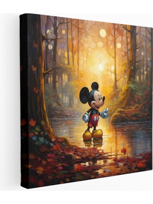 Popcas Orman Macerası Mickey Mouse Kanvas Tablo