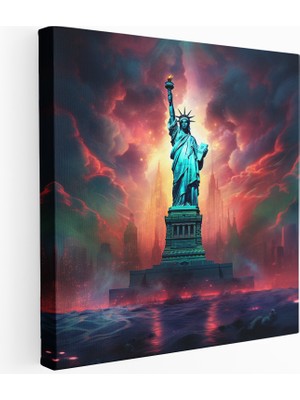 Popcas Sürreal Özgürlük Kanvas Tablo