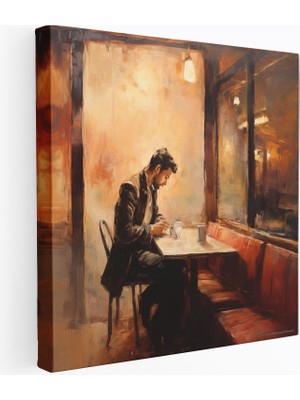 Popcas Nighthawks Kanvas Tablo Huzurlu Dokunuş ile Zarif Duvar Sanatı