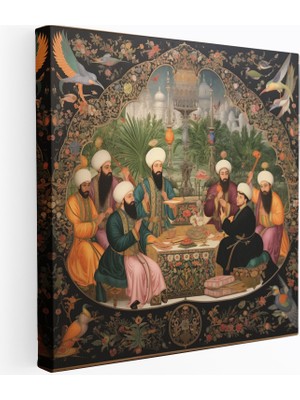 Popcas Osmanlı Imparatorluğu Kanvas Tablo Zengin Sultanlar