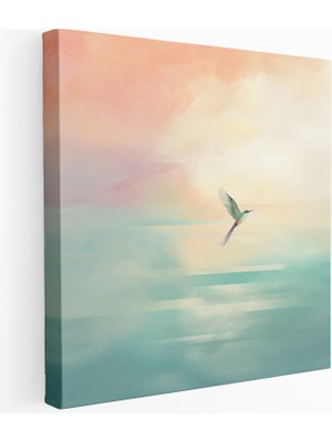 Popcas Uçmanın Uyumu Dekoratif Tablo / Duvar Sanatı / Kanvas Duvar Tablosu