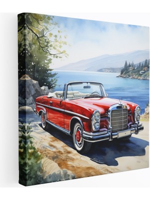 Popcas Ev Dekorasyonu Zarafet Suluboya Resim Kanvas Tablo