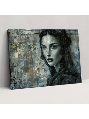 Popcas Rönesans Kadın Kanvas Tablo Ev Dekorasyonu