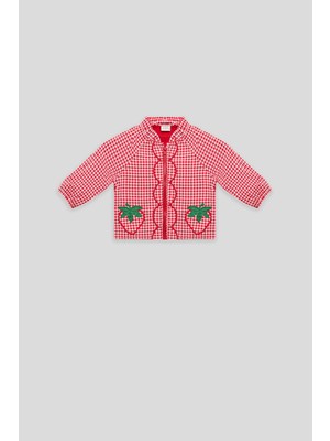 GB Baby Bg Store Kız Bebek Ekose Eşofman Üstü