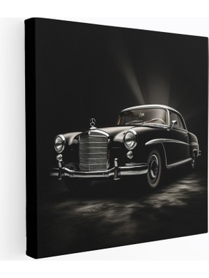 Popcas Mercedes Kanvas Tablo Duvar Sanatı Otomobil Tutkunları Için Dekoratif Öğe