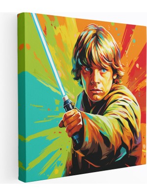 Popcas Star Wars Pop Art Kanvas Tablo Duvar Sanatı Illüstrasyon Ev Dekorasyonu