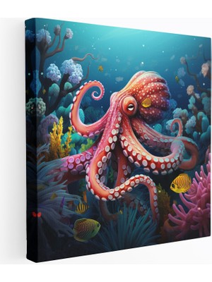 Popcas Doğa Temalı Kanvas Tablo Gökyüzü Manzarası ile Oda Dekorasyonu