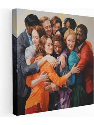 Popcas Birlikte Farklılık Kanvas Tablo