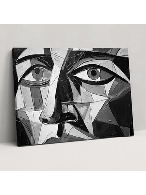 Popcas Pablo Picasso Kübizm Portreleri Dekoratif Tablo / Duvar Sanatı / Kanvas Duvar Tablosu
