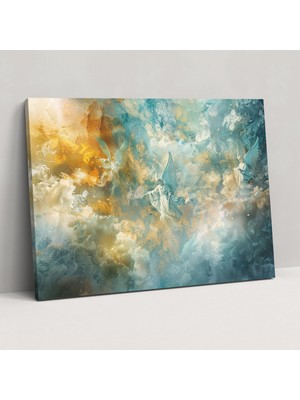 Popcas Melek Varlıklar Modern Sanat Kanvas Tablo