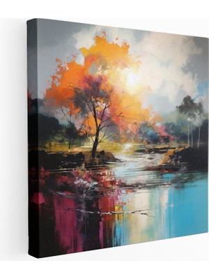 Popcas Renkli Huzur Kanvas Tablo