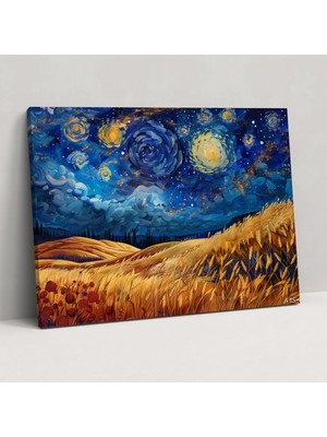 Popcas Vincent Van Gogh Kanvas Tablo Sanatı