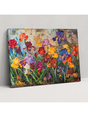 Popcas Irisler Modern Sanat Kanvas Tablo