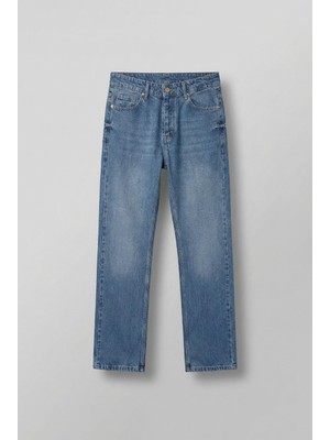 Abluka Online Erkek Baggy Fit Jean Mavi