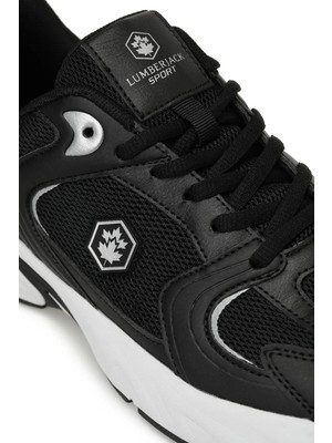 Erkekler İçin Lumberjack Pol 5fx Siyah Sneaker Nefes Alabilir Yapı ile Koşu ve Yürüyüş İçin İdeal