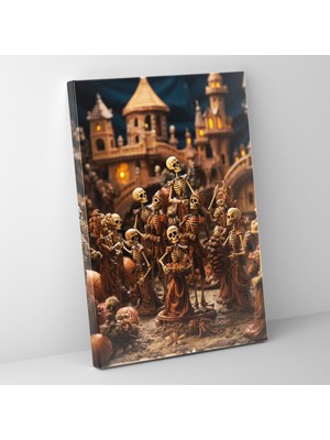Popcas Los Muertos Mistik Mezarlık Temalı Kanvas Tablo
