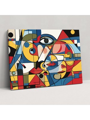 Popcas Pablo Picasso Ilhamlı Kanvas Tablo Ev Dekorasyonu Duvar Sanatı