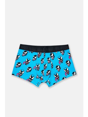 Happy Socks - Mavi Venom Desenli Boxer