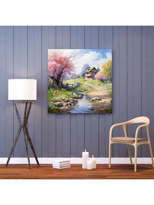 Popcas Doğa Manzarası Tasarım Kanvas Tablo