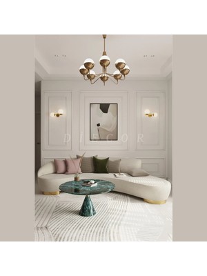 Diecor Boyanabilir Dekoratif Özel Hazır Kesim 4 cm ve 2.5 cm Duvar Çıtası