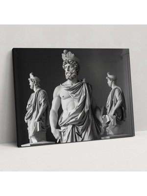 Popcas Michelangelo Rönesans Heykelleri Kanvas Tablo Duvar Dekorasyonu