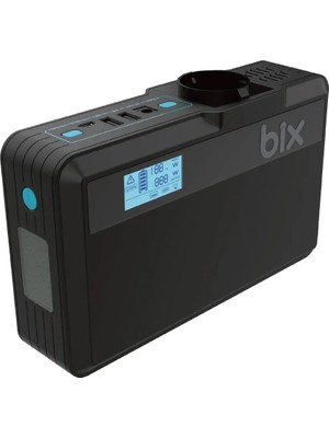 Bix PB401 40000MAH 230V 100W Ac Priz, 2*usb-A, 60W Type-C Giriş ve Çıkış Özellikli Hızlı Şarj Teknolojisine Sahip Taşınabilir Şarj Cihazı