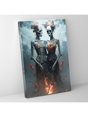 Popcas Ölüler Diyarı Duvar Sanatı Kanvas Tablo